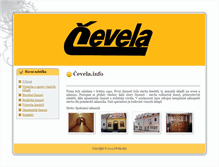 Tablet Screenshot of cevela.info